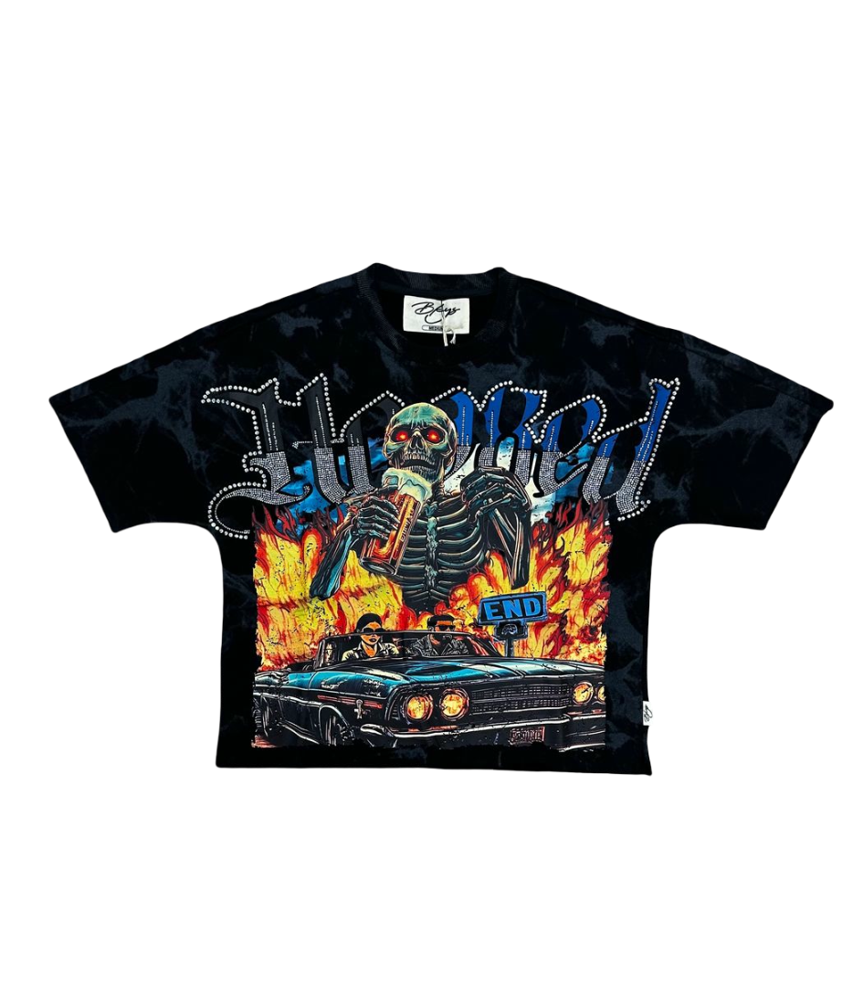 SHORT SLEEVE CROP TOP