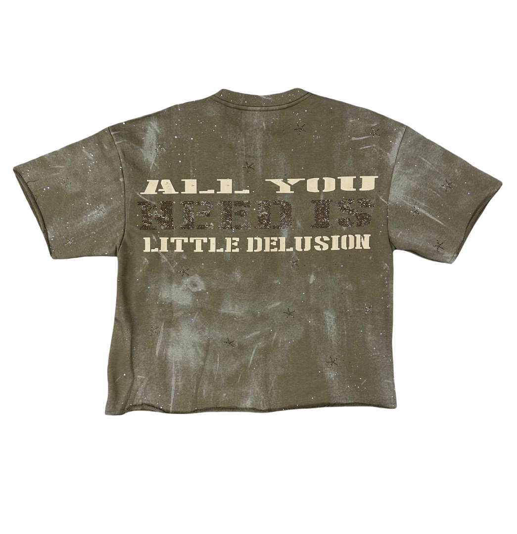 SHORT SLEEVE CROP TOP