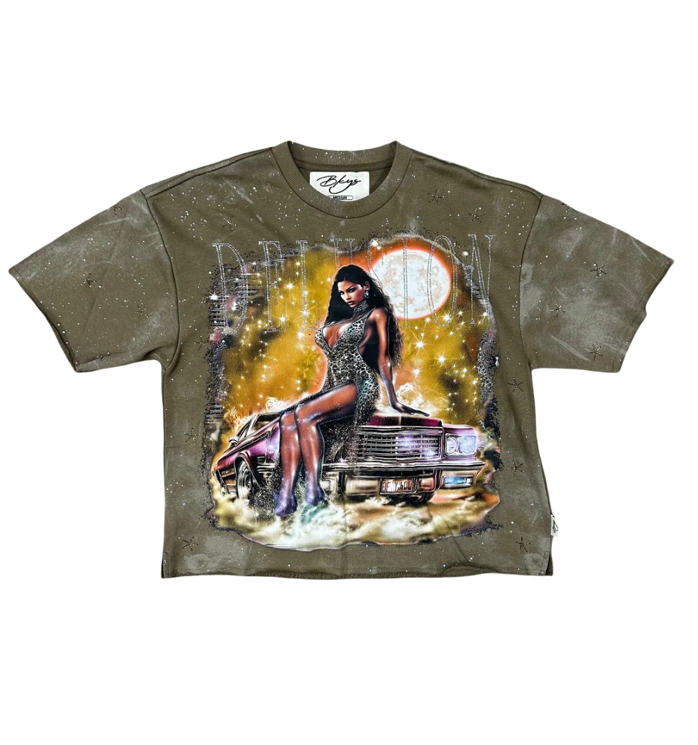 SHORT SLEEVE CROP TOP