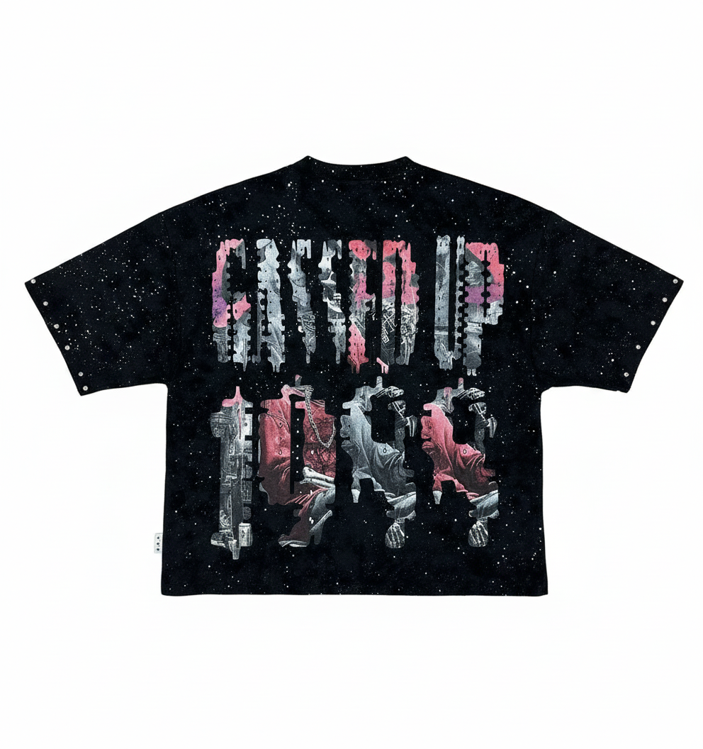 "Grassed" Graphic Crop Tee – Arctic Acid Wash